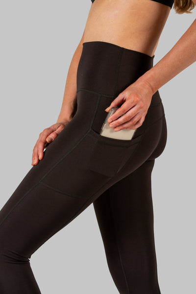 Every Day High-waist 2 Pocket Yoga leggings - Black - Ebru Evrim